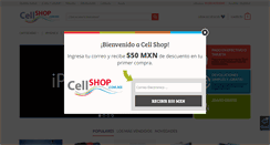 Desktop Screenshot of cellshop.com.mx